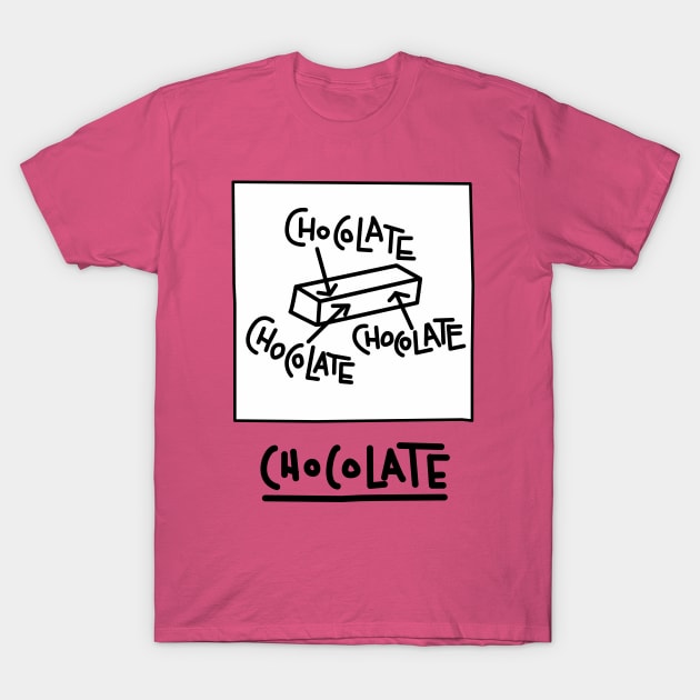 Chocolate Explained T-Shirt by DEAD💀82